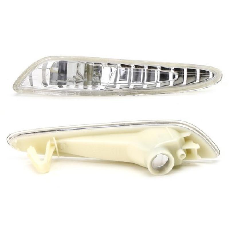 OE-Spec Clear Front Side Marker Lamp Housings For 2003-06 Mercedes W211 E-Class
