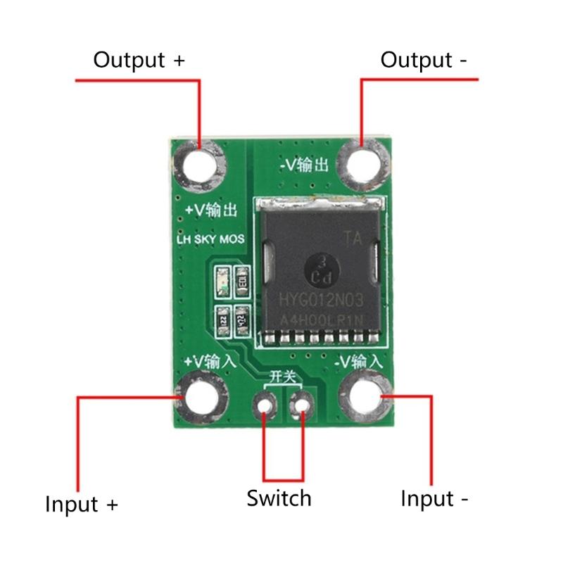 Advanced MOS Triggers Switch Module Ensuring Long Time Stability In High Load Environment Up To 100A 50A 20A