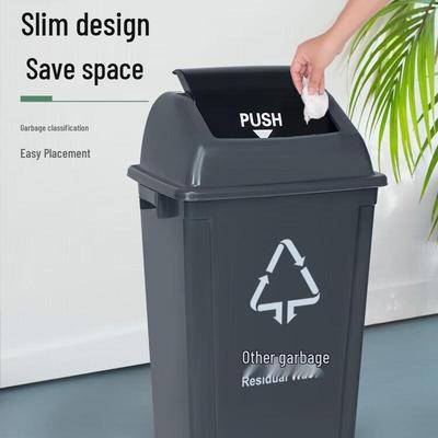 Schwingdeckel-Mülleimer