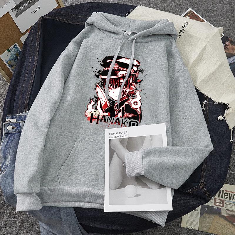 Hanako Kun Hanako Kun pentru bărbați pentru toaletă de iarnă Hanorac cu mânecă lungă Hanako Kun, unisex, cald, casual, de modă de bază