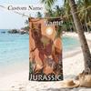 Dinosaur World Custom Name Printed Beach Towel Personalized Soft Towel For Swimming Beach Travel