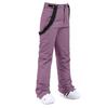 Men's and Women's Windproof Water-Repellent Winter Ski Bib Pants
