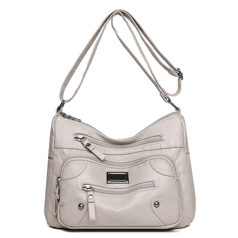 Vintage Shoulder Versatile Large Capacity Casual Diagonal Bag