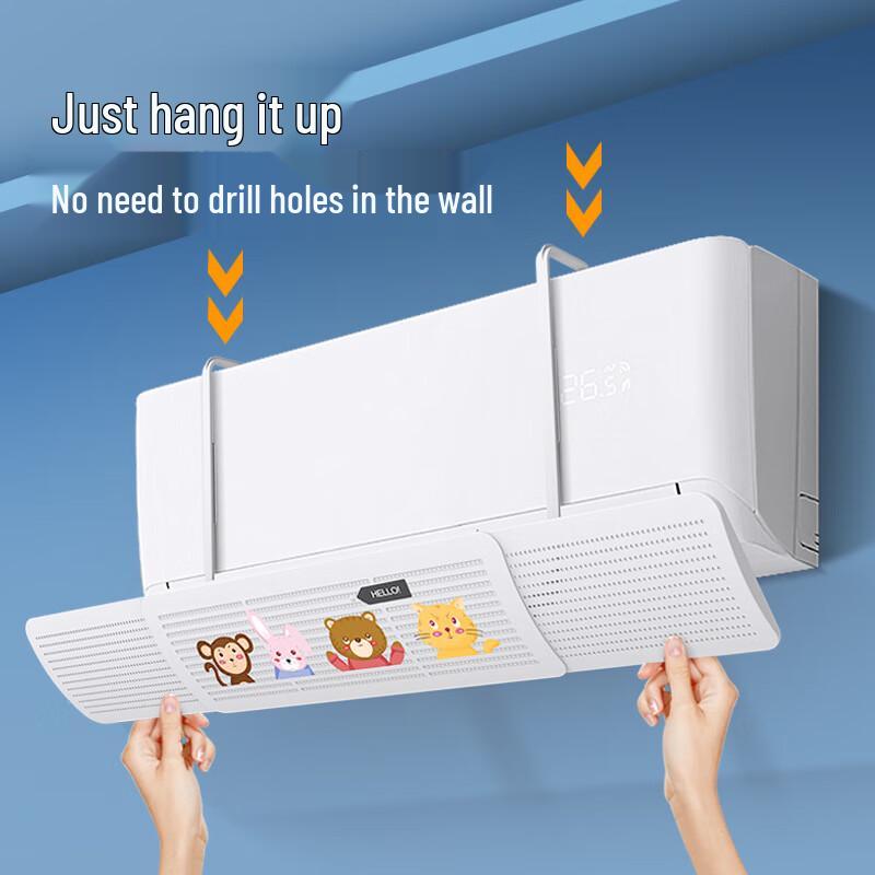 Changbaosen Retractable 3-in-1 Air Conditioner Wind Deflector