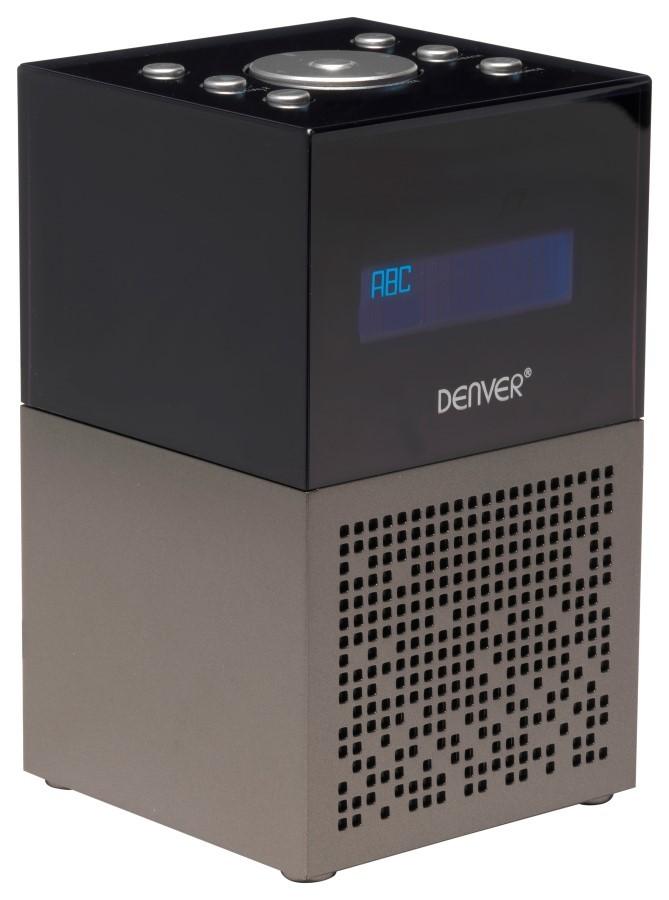 

Denver CRD-510 Radiobudzik z tunerem DAB+ i FM z USB do ładowania smartfona, Denver чорний