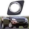 Griglia Trim Faro Antinebbia Paraurti Anteriore per Toyota RAV4 2009-2013 Auto Faro Antinebbia Destro Cornice Cromata Copertura Sostituzione Accessori