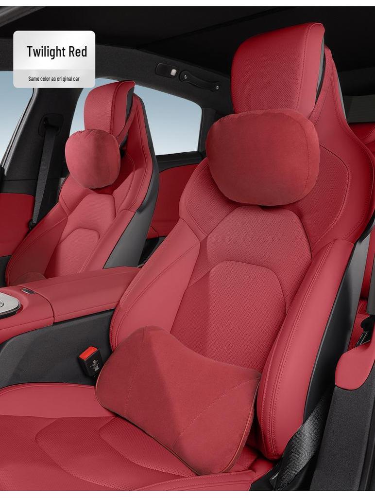 Anpassbares Xiaomi SU7YU7 Auto-Kopfstützkissen - Weiches Wildleder Nackenstütz-Zubehör