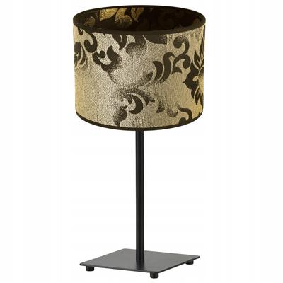 GIA TISCHLAMPE, LAMPENSCHIRM MIT GOLDMUSTER