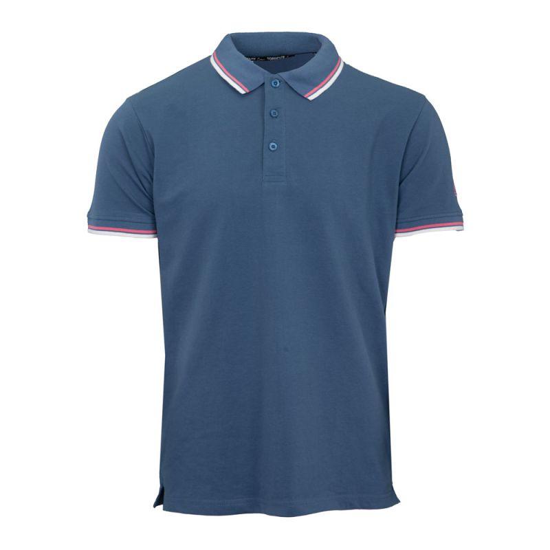 Polo coton avec liserés colorés Homme TORRENTE