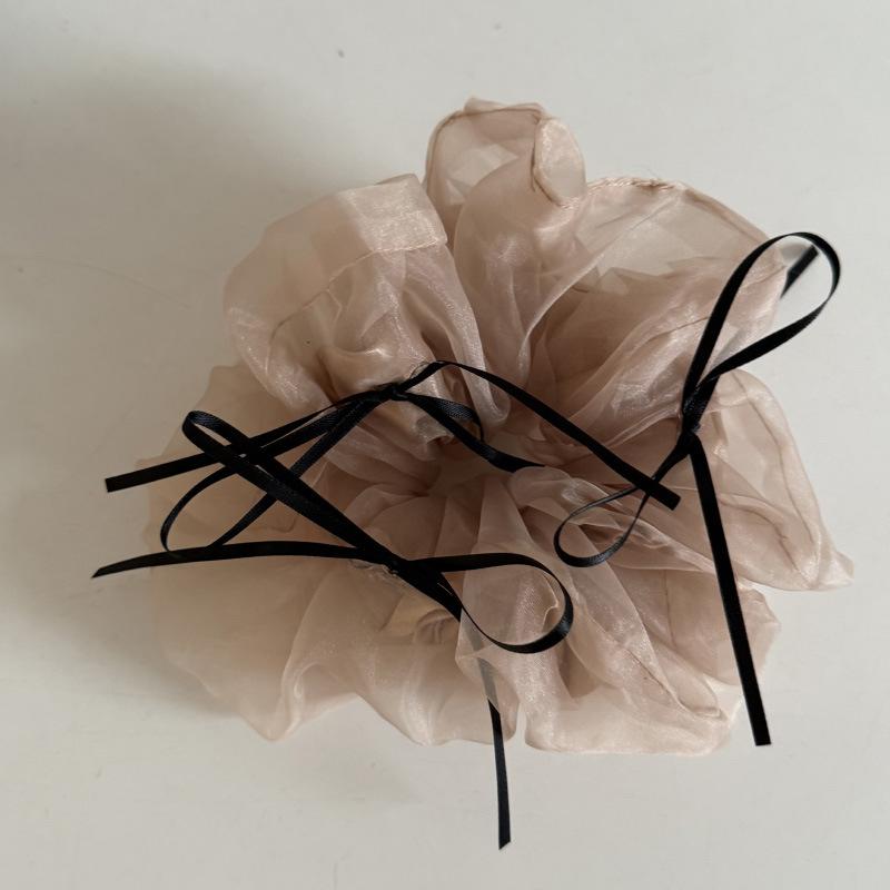 

Сетчатый стримерный бант резинка для волос толстой кишки высокая эластичность универсальный цветок для головы модные аксессуары для волос женские с высоким чувством стиля