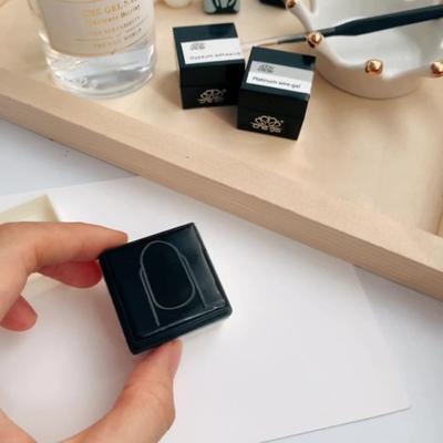 Sello de Uñas Operación Simple No Deformado Práctica de Arte DIY Molde Tipo Cuadrado Plantilla Acuarela