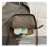 Hong Kong Retro Woven Crossbody Bag - Summer 2026 Collection, Women’s Hollow Knit Color Block Single Shoulder Bag