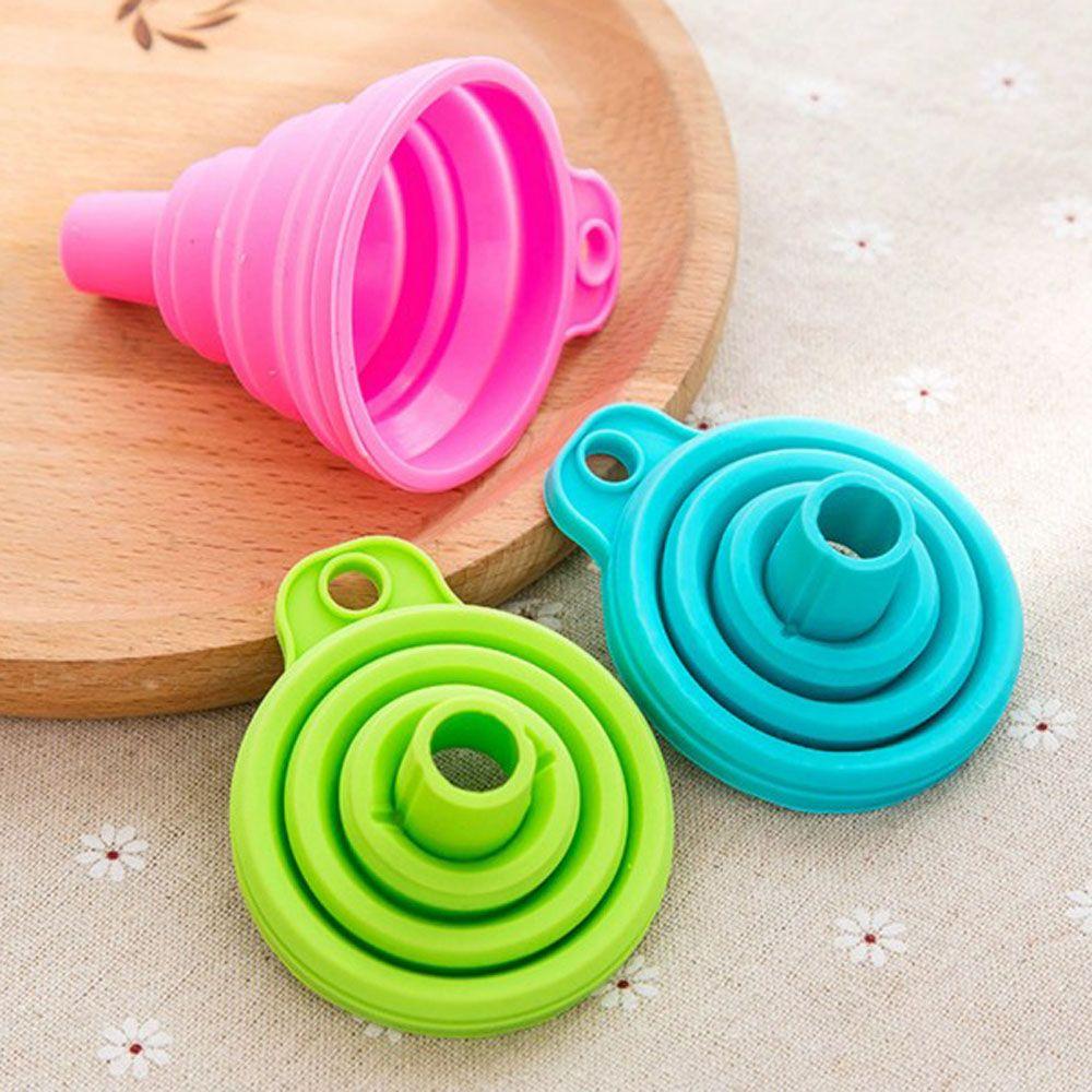 Dispense Stretch Creative Necessities Kitchen Liquid Silicone Folding Funnel Collapsible Oil Leak
