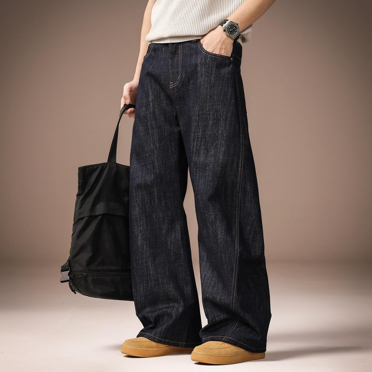 High-end American retro loose wide-leg scimitar
