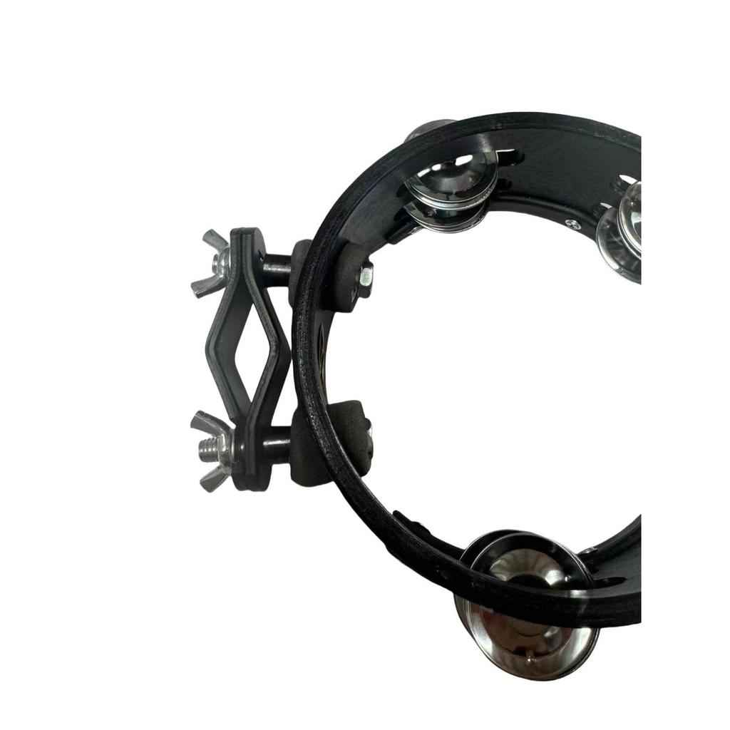 6-Inch Jazz Drum Percussion Stand with Clamping Cymbal and Bell Extension