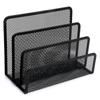 Metal Desk Office File Holder Three-layer Business Document Tray Mesh Desk Organizer  Document