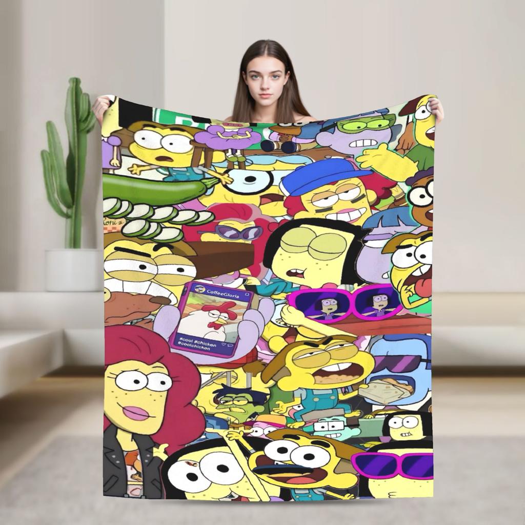 Weiche warme Decke Flugzeugreise Großstadt Grün Bettwäsche Überwürfe Familiengruppe Flanell Tagesdecke für Couch Sofa Bett Neuheit Überzug