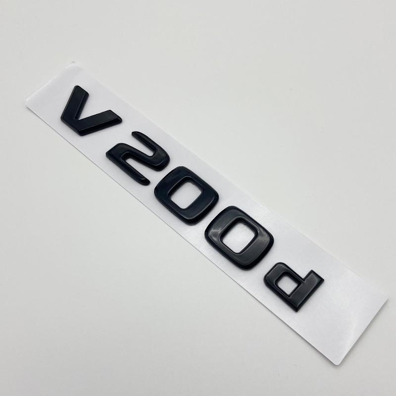 3D Letters V200d V220d V250d V300d V350d ABS Emblem for Mercedes Benz V Class Car Fender Badge Trunk Nameplate Logo Sticker