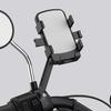 Bike Phone Holder Bracket, Motorcycle Phone Mount Adjustable Bike Handlebar Cell Phone Clamp Scooter Mobile Phone Clip