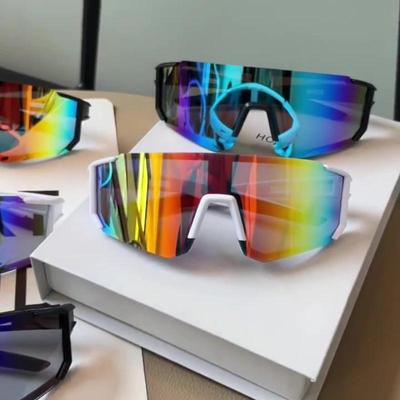 Radbrille Wind- und Sandschutz Herren Sonnenbrille Herren Outdoor Bergsteigen Straße Mountainbike Radfahren Sport Sonnenbrille