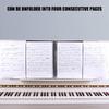 High Capacity Sheet Music Organizers Piano Music Sheet Folder With Removable Pages for Musicians And Students