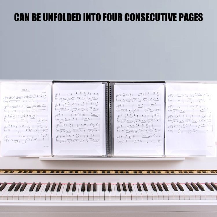 High Capacity Sheet Music Organizers Piano Music Sheet Folder With Removable Pages for Musicians And Students