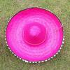 Large Size Straw Hats Mexican Style Men Women Summer Hats New Outdoor Sun Hat  for Halloween Party
