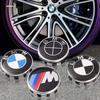 For Hot 2025 4Pcs 68mm 56mm Car Wheel Center Hub Cap Caps Emblem Logo For BMW E90 E60 E61 E93 E87 E36 E46 E39 E53 F30 F20 F1