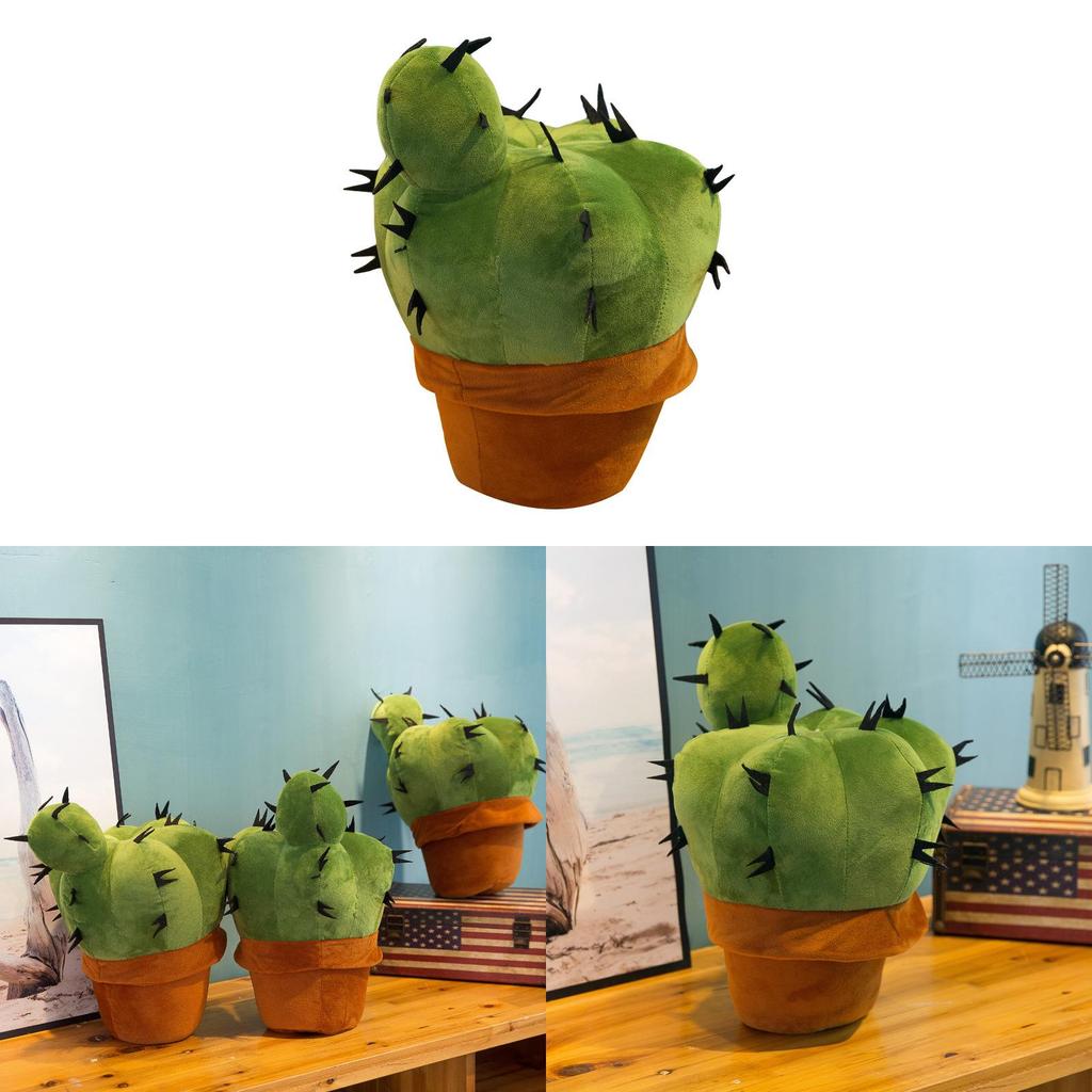 Cuscino Cactus Peluche Morbido Cristallo d'Acqua Peluche Cuscino Per Decorazione Casa Regalo