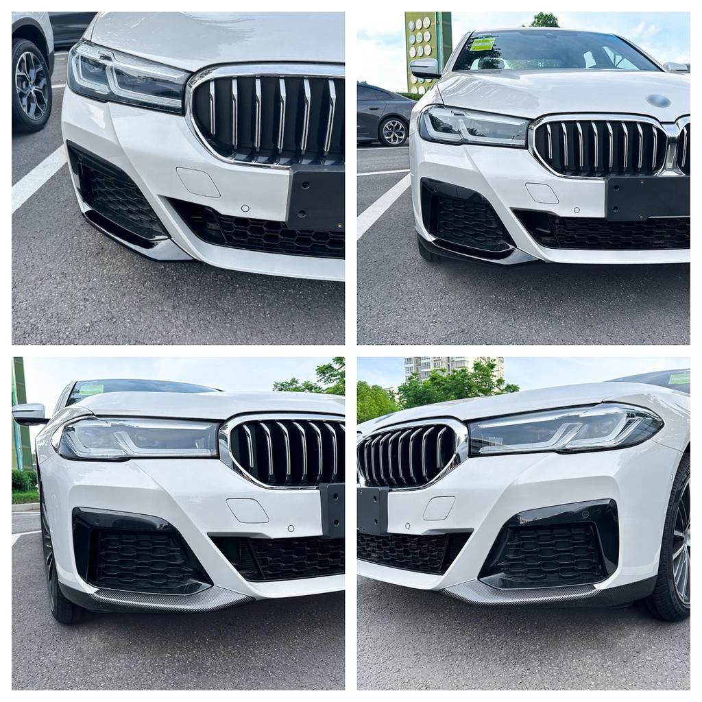 Per BMW Serie 5 G30/G31/525i/530i M-Sport 2017-2023 Splitter Lip Angoli Diffusore Canard Prese d'Aria Presa d'Aria Kit Carrozzeria