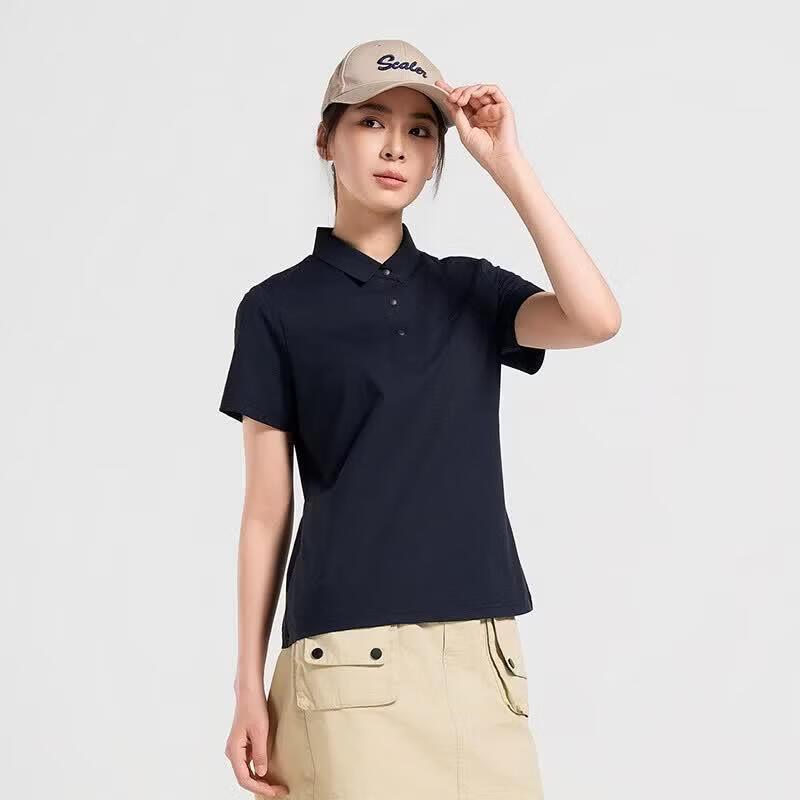 SCALER Women's Quick-Dry Seamless Polo Shirt
