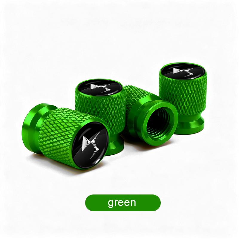 

4pcs Car Tire Valve Stems Cap Aluminum Tyre Wheel Stem Air Valve Cover Airdust For DS SPIRIT DS4S DS5 5LS DS3 DS4 DS6 DS9 WILD