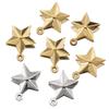20pcs 13mm Stainless Steel Star Pendants Charms for Earring Necklace Bracelet DIY Jewelry Making Accessories Wholesale Supplies