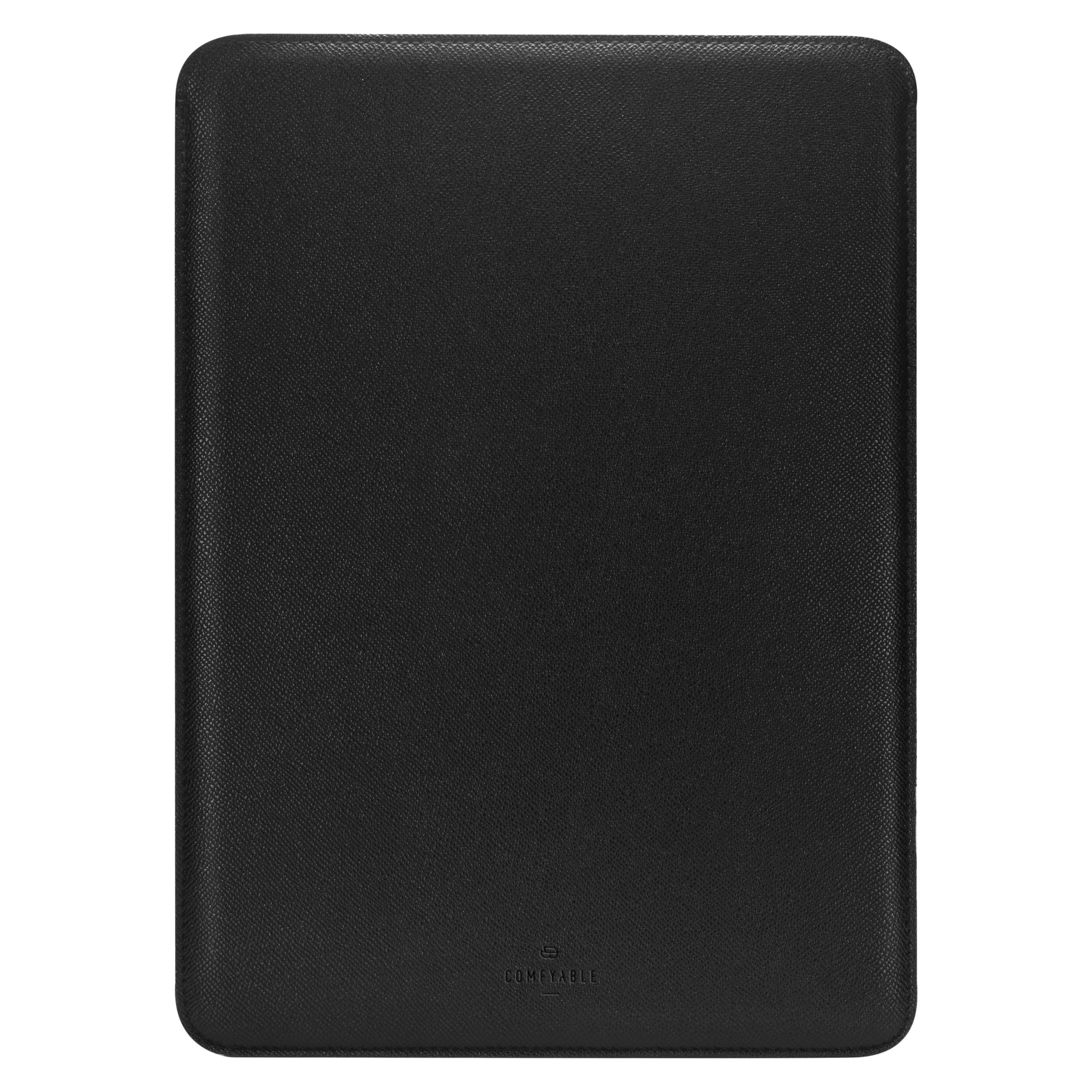 

Comfyable Slim Laptop Sleeve for 15 MacBook Air (M4 2025, M3 2024, A3114 & M2 2023, A2941), Faux Leather Protective Case, Black