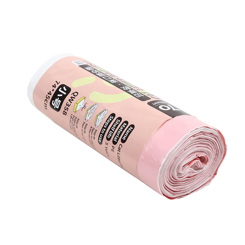 Disposable Cat Litter Bags Disposable Pet Waste Bag With Drawstring Quick Clean Portable Cat Litter Box Liners Bags