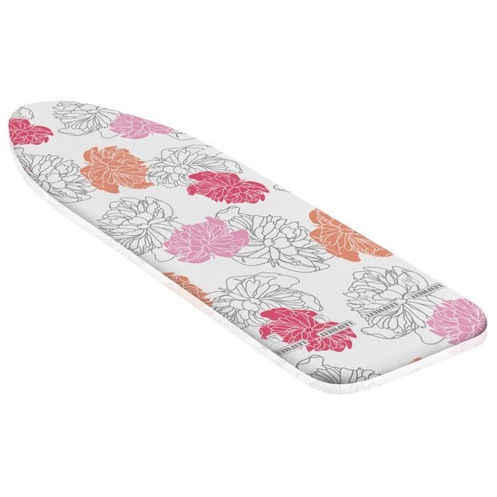 Leifheit Cotton Comfort L 71602 Ironing Board Cover, 3 Mm Fleece Padding, for Max Ironing Board. 140 X 45 Cm