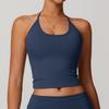 Guangzhou Zechuang Clothing Co., Ltd. Strap Hanging Neck Beauty Back Yoga Vest Strap Chest Pad Casual Tight Sports