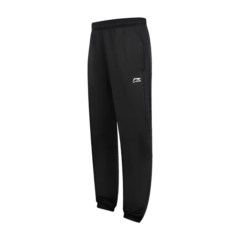 Мужские вязаные спортивные штаны Li Ning Черные Умеренные спортивные штаны ASWKS55-1 L