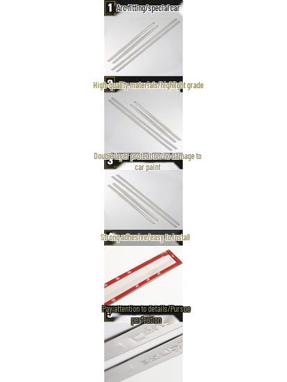 14-15 Cruze Door Side & Bumper Anti-Scratch Trim Strips