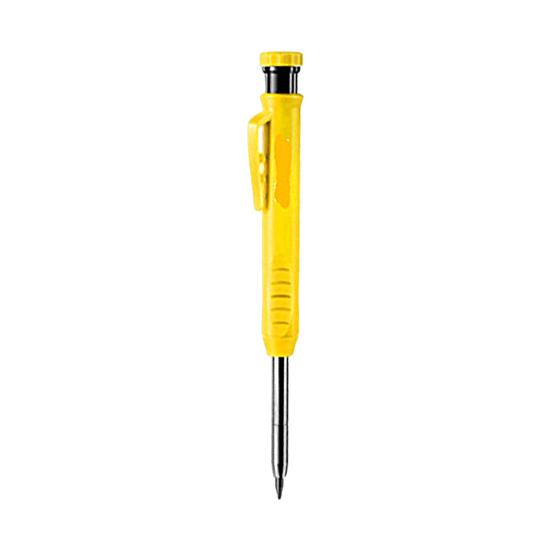2.8mm Solid Carpenter Pencil Built-in Sharpener Scratch-resistant Graphite Manual Operation Woodworking Marking Pencil for Construction