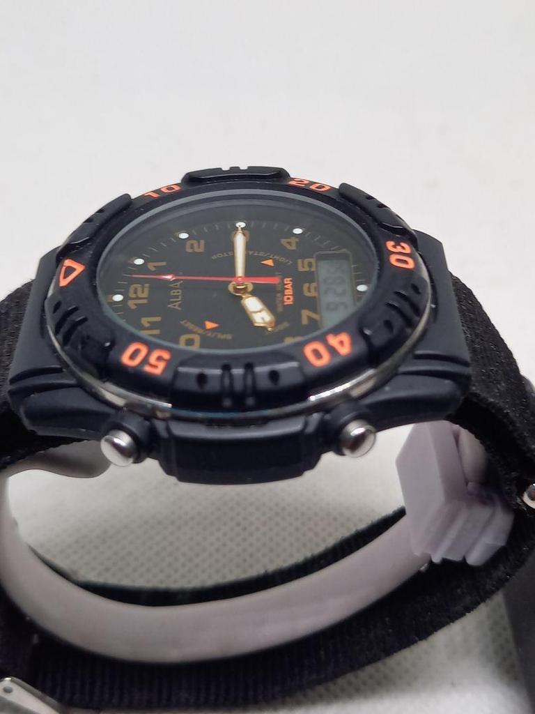 [USED] Seiko ALBA Analog-Digital Watch, 10 Bar Water Resistant