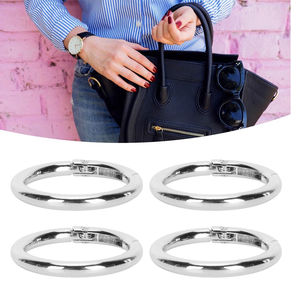 20Pcs Spring O Rings 1.61in Diameter 0.2in Thick Strong Copper Compact Spring Buckles for Keychain Necklace Jewelry  