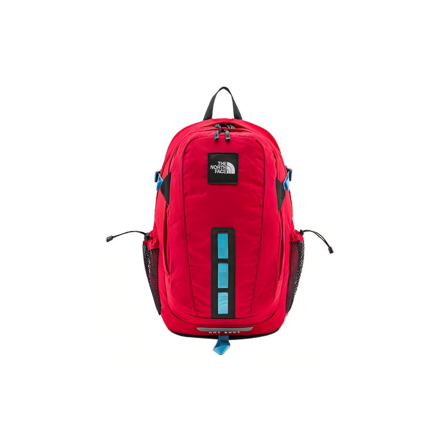 The North Face 30L Logo Comfortable Convenient Large Capacity Backpack Unisex Backpack Red NF0A3KYJ-I50 Red