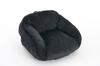 Bean Bag Chair for Adults, Fluffy Corduroy Lounge Chair, Vacuum-Packed and Assembly-Free, for Living Room, Bedroom, Balcony(Dark Grey)