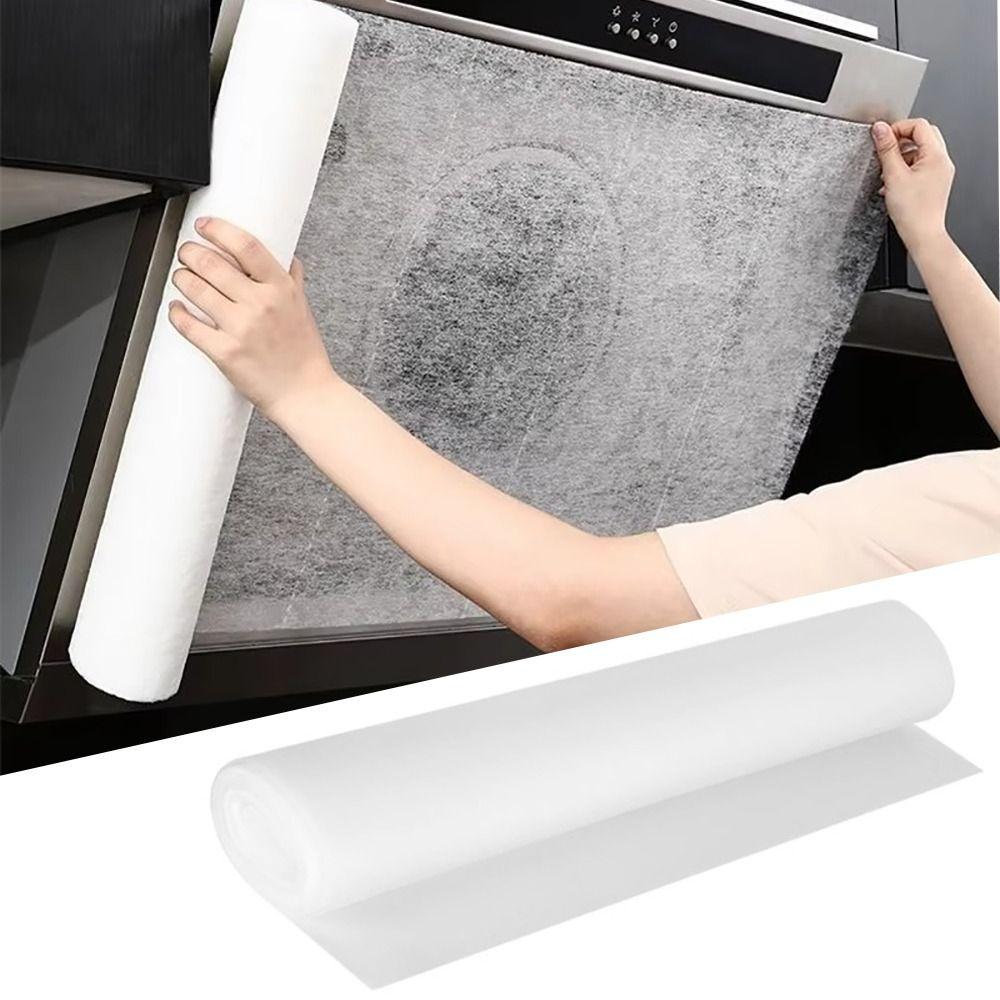 Non-woven Range Hood Filters Heavy-Duty Oil-Absorbing Mesh Covers New Oil Filter Paper