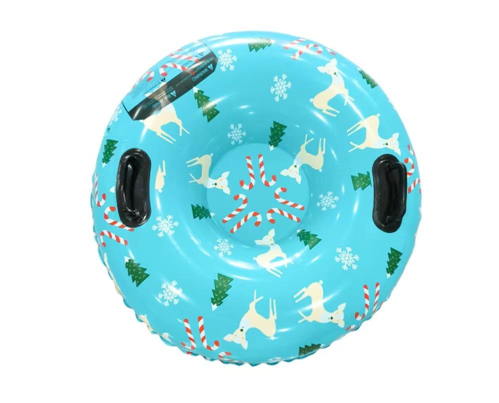 Inflatable Cold-Resistant Snow Tube for Kids - Anti-Rollover Design