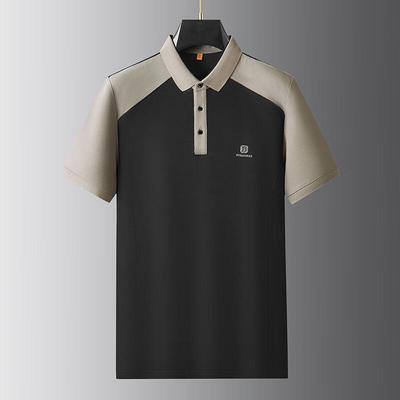 Men's Plus Size Casual Short Sleeve Polo Shirt