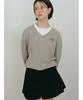 MAKE A TOAST Wool Slit Skirt Pants Black Mbefpa005Bk