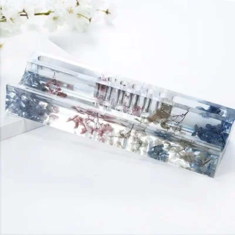 DIY Multifunctional Storage Box Pen Holder Silicone Making Mold Epoxy Resin Decorative Crafts Beautiful And Atmospheric