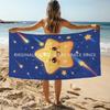 Cute Starry Sky Beach Towel Patterned Sunscreen And Windproof Suitable For Swimming Pool Camping Travel Blanket